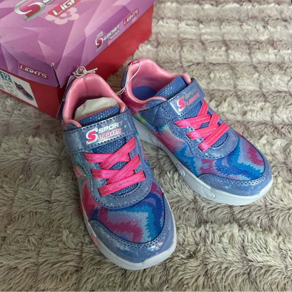 SSPORT by Skechers Lights Girl Sneakers size 12 - Picture 8 of 9